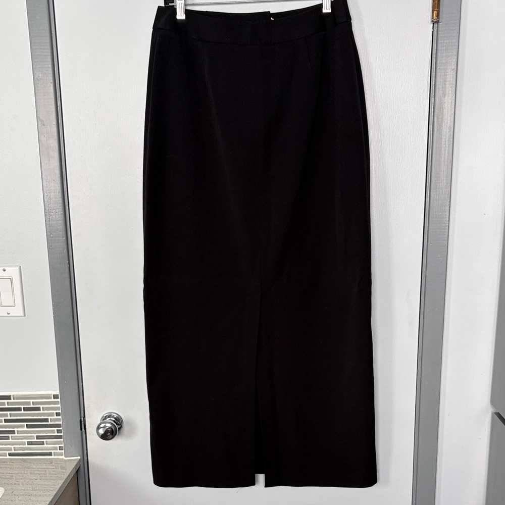 Preview Collection Classic Black Long Pencil Skirt - Picture 2 of 7